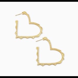Kendra Scott Sophee Heart Hoop Earrings